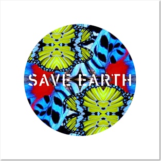 Save Earth Global Warming Climate Change Go Green Earth Day Posters and Art